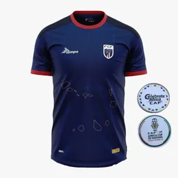 Cabo Verde Futebol Jerseys 2024 25 Home Away Terceiro Camisas de Futebol 2023 Africa Cup Homens Uniformes Kits