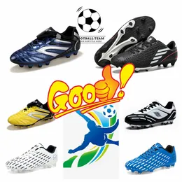 Hochwertige Outdoor-Herrenschuhe, heißblütige Fußballschuhe, Fußballschuhe mit umwickelten Kanten, Luftkissen-Stoßdämpfungs-Anti-Rutsch-Schuhe 35-45