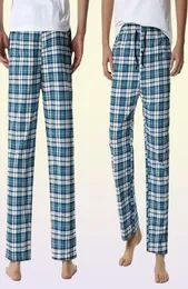 Pantaloni da pigiama da uomo scozzesi Pantaloni da notte Indumenti da notte Rilassati Pantaloni da casa pigiami Flanella Comodo Jersey di cotone morbido Pantalon Pijama Hombre 24799303