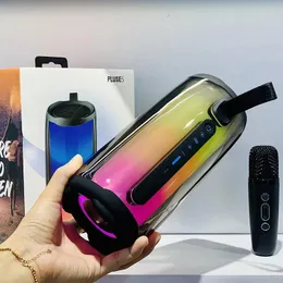 Динамики Pulse 5 Family K Song Song Discher Portable Column RGB атмосфера лампа аудио -бумбокс наружный водонепроницаемый сабвуфер с микрофоном