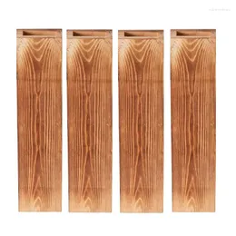 Vases 4 Pack Ferme En Bois Poche Mur Décor En Bois Pour Chambre Salon