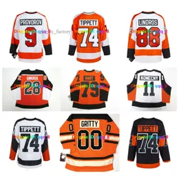 Carer Har Owen Tippe 00 Griy Flyers Hockey Jersey Reverse rero Ivan Provorov Travis Konecny Eric Lindros Sean Couurier Cam York Nicolas Deslauriers 8548 7455