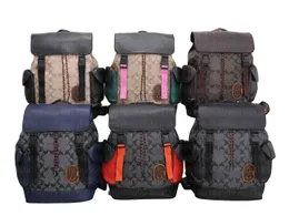 Wysokiej jakości designerski plecak trenerzy luksusowy projektant plecak damski męski podróż plecak klasyczny wydrukowany płótno na płótnie skórzane plecak