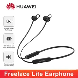 Auricolari per cellulare Huawei Freelace Lite Auricolare Bluetooth senza fili Auricolari originali Cuffie con riduzione del rumore sportivo Cuffie in-ear YQ240120