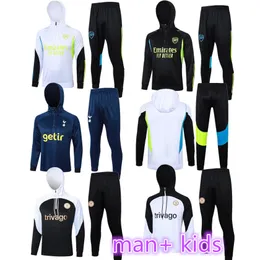 مقنع Arsen Arsen Adult Tracksove Sports Soccer Courcer Pepe Saka البالغين الأولاد Gunners City Training Suit Odegaard Thomas Tierney Smith Rowe CFC Hoodie Kids Kids