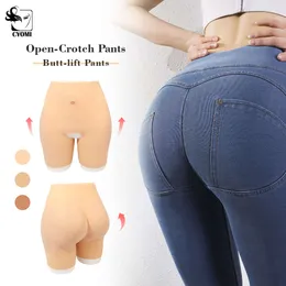 Kostüm aksesuarları silikon seksi kalçalar geliştirme yastıklı pantolon kalça popo kaldırıcı külot açık kasık şekillendirici iç çamaşırı büyük göt shapewear