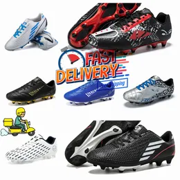 Scarpe da calcio femminile maschile Stivali da calcio Scarpe di allenamento per allenamento White Adesive Sports Football Studs Anti Slip Shoes Illusion