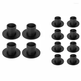 Candle Holders 4Piece Candlestick Holder Farmhouse Decor Black Retro For Home Wedding Party Anniversary Housewarming Gift