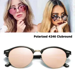 Sunglasses JackJad 2018 Fashion Classic 4246 Clubround Style POLARIZED Sunglasses Unisex Vintage New Brand Design Sun Glasses Oculos De Sol YQ240120