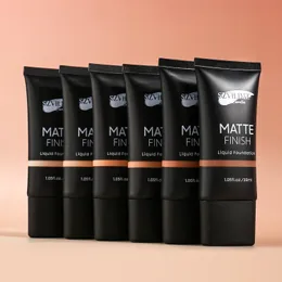 Pulverfinish Liquid Foundation, naturligt matt utseende, minskar fina linjer, täcker stora porer, döljer brister, hela dagen slitage, ren till medelstora täckning, i buff