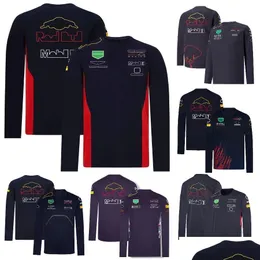 Odzież motocyklowa FORMA 1 T-shirt kierowcy zespołu 2022 F1 Racing Suit T-shirty Długie rękawie