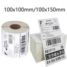 4x6 Inch Thermal Label Paper 100x150mm 100X100MM Adhesive Stickers For Labels DHL UPS Express Barcode QR Code