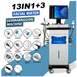 14 in 1 Microdermoabrasione Hydra Facial Hydrafacials Auqa Water Pulizia profonda RF Face Lift Cura della pelle Face Spa Machine