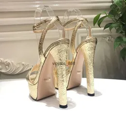 2024 Latest Fashion Women's Sandals Super High Heel Water Table Design comfortable genuine shoes luxurious atmosphere elegant