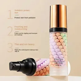 Correcteur trois couleurs liquide correcteur mixte Isolation Lotion maquillage pores invisibles hydratant peau brillante visage apprêt Base FoundationL2401