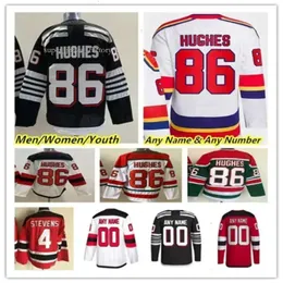 CUSTOM New''jersey''devils''jack Hughes NJ Hockey Jerseys Jesper Bratt Hischier Dougie Hamilton Mercer Wood Graves Marino Sharangovich Tomas 5790 4953