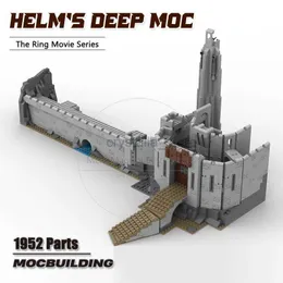 Helms Deep MOC Building Blocks Castle Model DIY Architecture Set