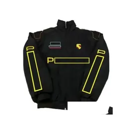 Motorcykelkläder F1 Forma One Racing Jacket Autumn och Winter FL broderad bomullskläder Spot Sales Drop Delivery Mobiles C1