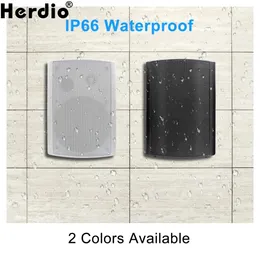 Speakers Herdio 6.5 inch wall mounted speaker 400W/pair of passive outdoor ABS material speaker system applicable to living room garage