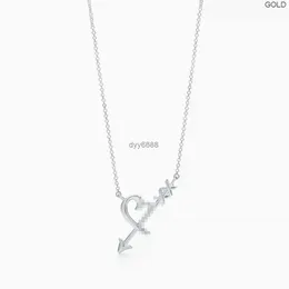 T Necklaces Pendan Fashionable Home S925 s Erling Silver Le Er Leaf Hear Small Gold Pla Ed Necklace Ie Popular Jewelry Vlhn