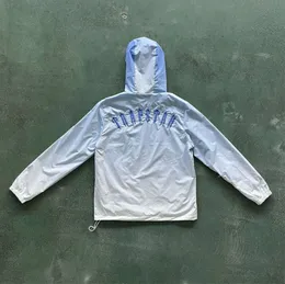 Giacca da uomo in vendita Trapstar Irongate t Giacca a vento-blu Grdient Blu Cappotto da donna ricamato di alta qualità 1132ess