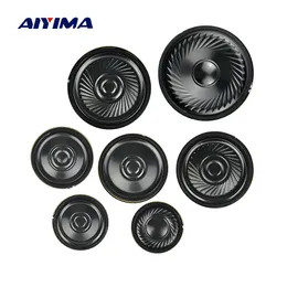 스피커 aiyima 10pcs 초박형 스피커 8 Ohm 0.5W 혼 스피커 20 23 28 30 36 40 50mm 미니 라우드 스피커 DIY