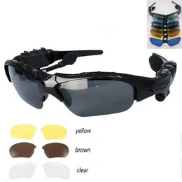 Sonnenbrille 2022 Sport Stereo Wireless Bluetooth 4.1 Headset Telefon Fahren Sonnenbrillen/MP3 Reiten Augen Brille mit bunten Sonnenlinse YQ240120