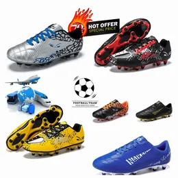 2024 Designer Hochwertige Outdoor FG Hot Blooded Battle Schuhe Herrenschuhe Sport Fußballschuhe Golden Sun Yellow