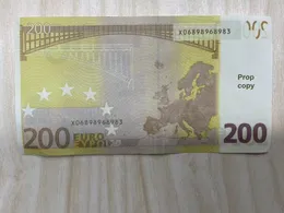 Copiar Dinero Moneda De Juego De Fiesta Festiva De Tamaño Real 1: 2, Billete De Simulación De Euro Prop Gkaoi