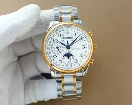 5A Longins Watch Master Collection Moon-Phase Автоматический механизм с автоподзаводом Автоматические дизайнерские часы со скидкой для мужчин Женские наручные часы Fendave