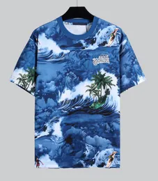 T-shirts pour hommes Polos t-shirts Col rond brodé et imprimé style polaire vêtements d'été avec rue pur coton 3037U