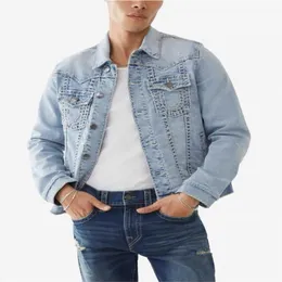 Tures Men's designer denim jackets Men's coats Coats hooded men's clothing