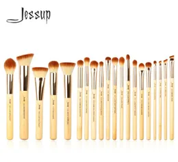 Jessup Brushes 20pcs Bamboo Professional Makeup Brushesセットメイクアップブラシツールキットファンデーションパウダーブラシアイシェーダー2010086844032
