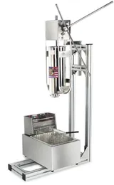 Matbearbetning kommersiell rostfritt stålmanual 5L Spanish Churro Maker Machine 6L Electric Deep Fryer9540849