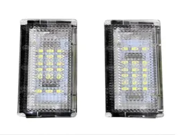 2x Błąd LED Lamarki rejestracyjne 18 SMD3528 6000K Płyta rejestracyjna Dopasowanie do E46 4D 4Doors 323I 325I 328I 19992003 5D 19981962627