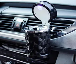 Car Ashtray Smokeless Auto Cigarette Ash Holder with Blue LED Light for Car Cup Holder 9031045