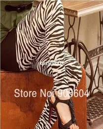 PromotionNew 2014 Spring Fashion Design Womens Sexy Thin Zebra Print Fitness Leggings Ladies Skinny Sport Tights Pants1161265