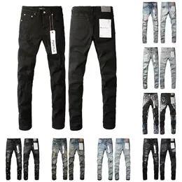 Фиолетовые джинсы, мужские фиолетовые джинсы, дизайнерские джинсы, мужские брюки, высококачественный прямой дизайн, уличная одежда в стиле ретро, повседневная байкерская джинсовая ткань