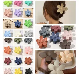 Fashion Flower Claw Clip for Women Girls Sweet Hair Claw Hair Clamps Crab Pannband Vinter Hårtillbehör C477