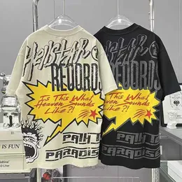 1to1mens Real Po Hellstar American American Hip Street Hip Hop Alphabet Print Tシャツ女性夏半袖トップ230522 MVZ0 JS0O