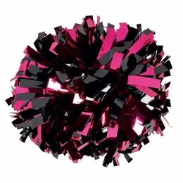 Cheerleading Metallic Pom Poms för cheerleader rosa svart anpassad 34 x 6 240118 Drop Delivery Sports Outdoors Athletic Outdoor ACC DHSEX