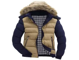 Ishowtienda jaquetas de inverno masculinas parka com capuz quente zíper casaco fashion roupas masculinas manteau veste homme hiver2385217