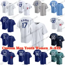 Benutzerdefiniertes 2024 S-6XL Baseball-Trikot 16 Will Smith 8 Enrique Hernandez 50 Mookie Betts 13 Max Muncy 5 Freddie Freeman 17 Shohei Ohtani 18 Yoshinobu Yamamoto 7 Julio Urias