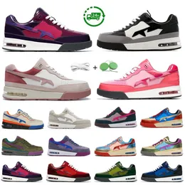 Road Sta Men Women Running Shoes Designer Sneaker Patent Leather Black White Pink Purple Blue Green Beige Suede Pastel Grey Skunk Mens Trainers Sports Sneakers