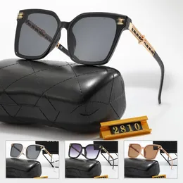 Designer-Channels-Marken-Sonnenbrille für Damen und Herren, hochwertige polarisierte Sonnenbrille, klassischer Rahmen, 100:100 Replika des Originals CC für alle jungen Leute, Reisen, Urlaub