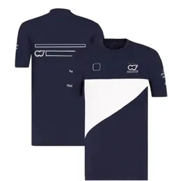 2021 Nowi fani F1 Summer Sumping Szybkie oddychające wyścigi w terenie Mężczyźni i kobiety okrągłe szyję drużyna wyścigowa Racing Suit2399454