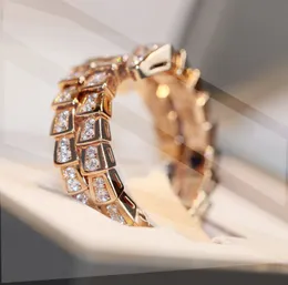 anello nodo anelli serpente sizer6 7 8 9 anello anello nodo design gioielli di lusso serpentii Anello con pietra Ins anello set di accessori regali