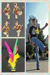 Brand New Colorful Feather Chinese Jianzi Foot Sports Toy Game Kicking Kick Shuttlecock For Outdoor Games2106791