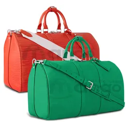 Designer Duffle Bag Women Travel Bag Fitness Handbag Fashion Purse Cross Body Large Shopping Bag Men Business Tygväskor 50 cm
