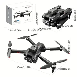 S151pro Quadcopter UAV-Drohne: Dreifache HD-Elektrokameras, bürstenlose Motoren, 360°-Hindernisvermeidung, optische Flusspositionierung, LED-Leuchten, günstige Dinge